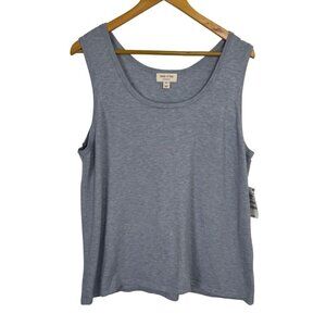 State of Day Intimates NEW Heather Grey Sweater Sleepwear Tank Top XL Soft Comfy